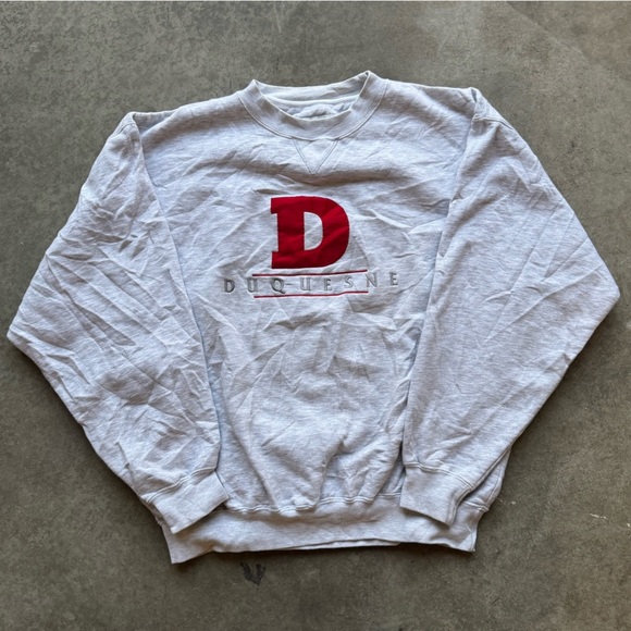 - Vintage Grey Dusquene 90’s Crewneck - Picture 1 of 5